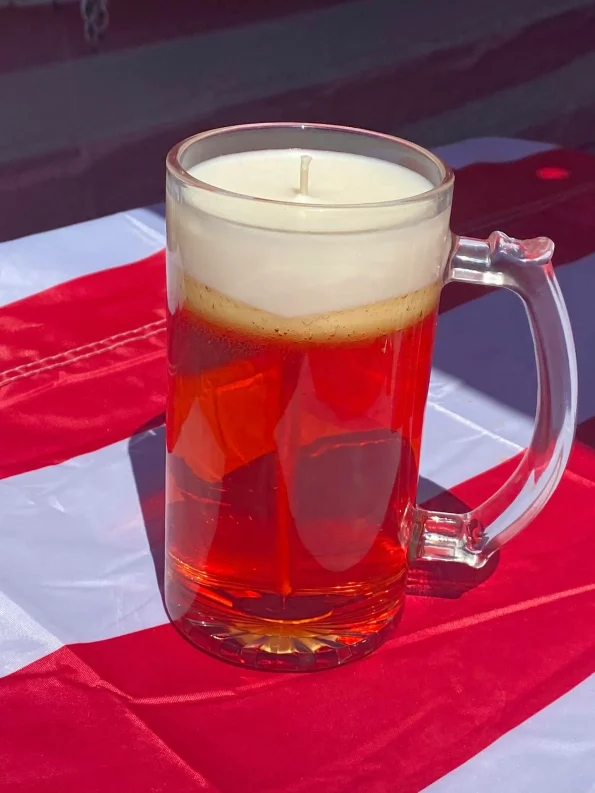 A glass of beer on the table