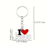 Jesus Pendants Keyrings Keychains Religious Door Car Key Holders