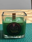 Green square candle