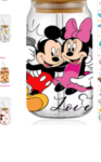 Mickey and mini mouse 16oz decal